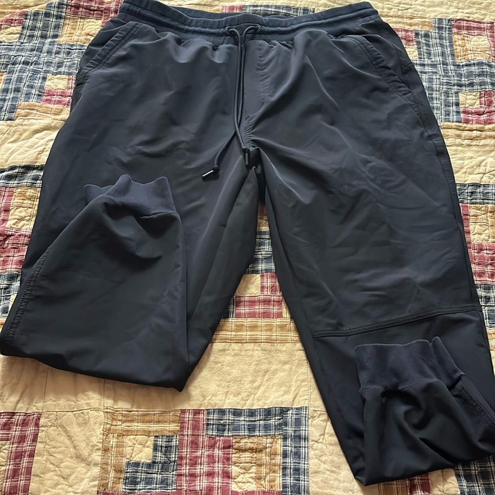 Old Navy black joggers.